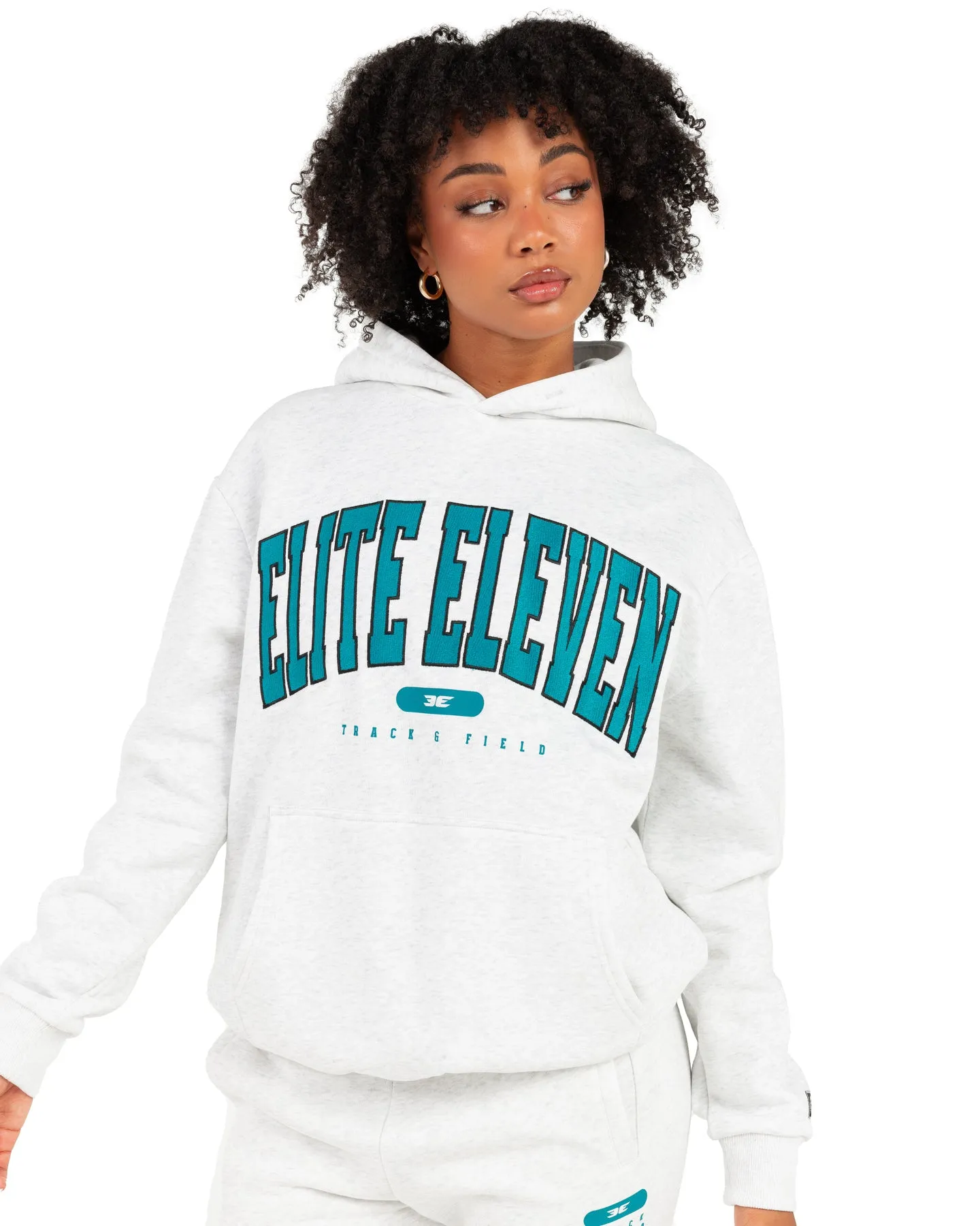 Track & Field Hoodie - Polar Grey