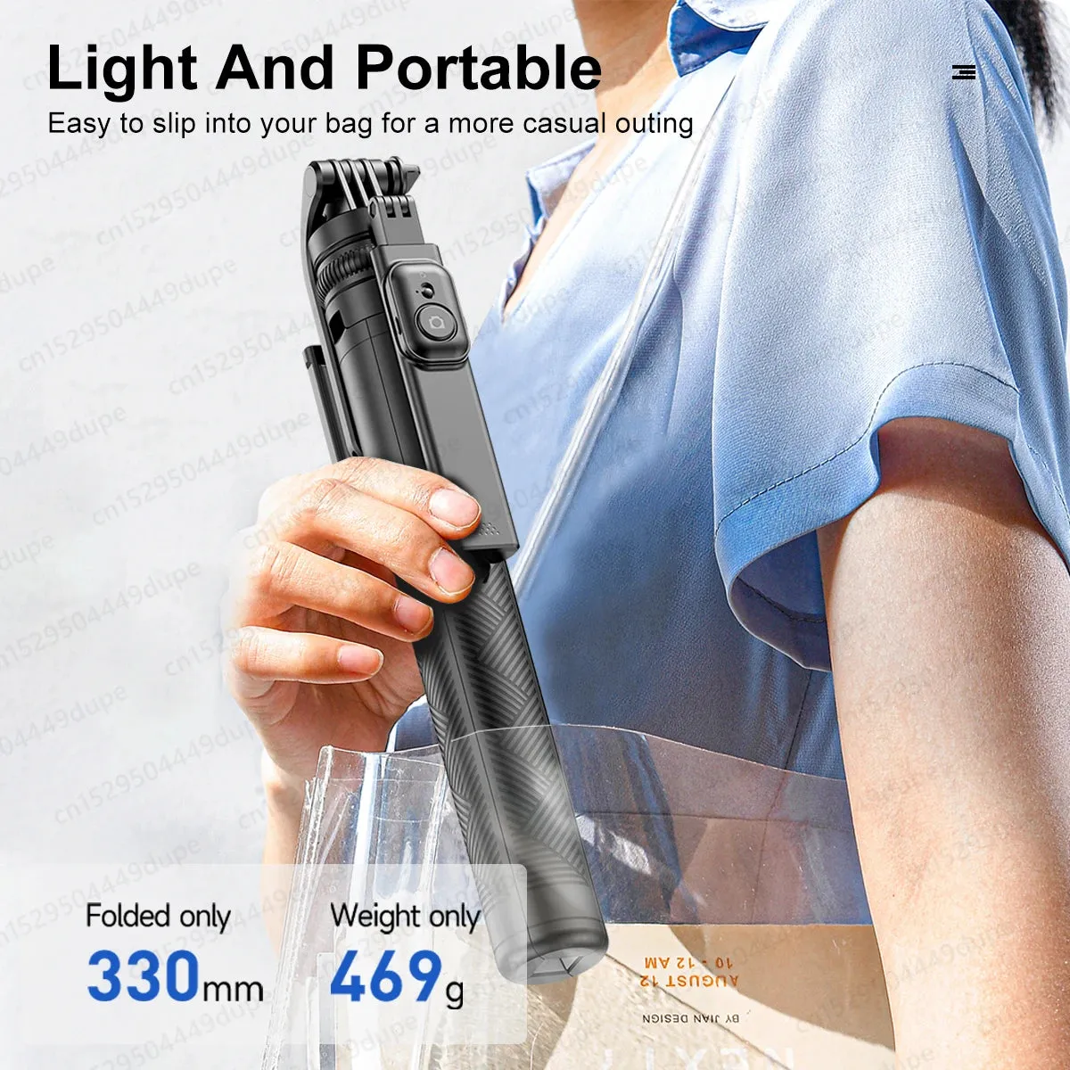 Tripod Smartphone Light Camera Stand Wireless Bluetooth Selfie Stick bracket
