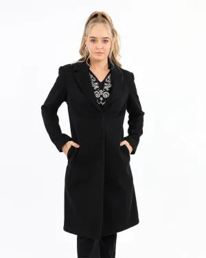 Twill Melton Coat