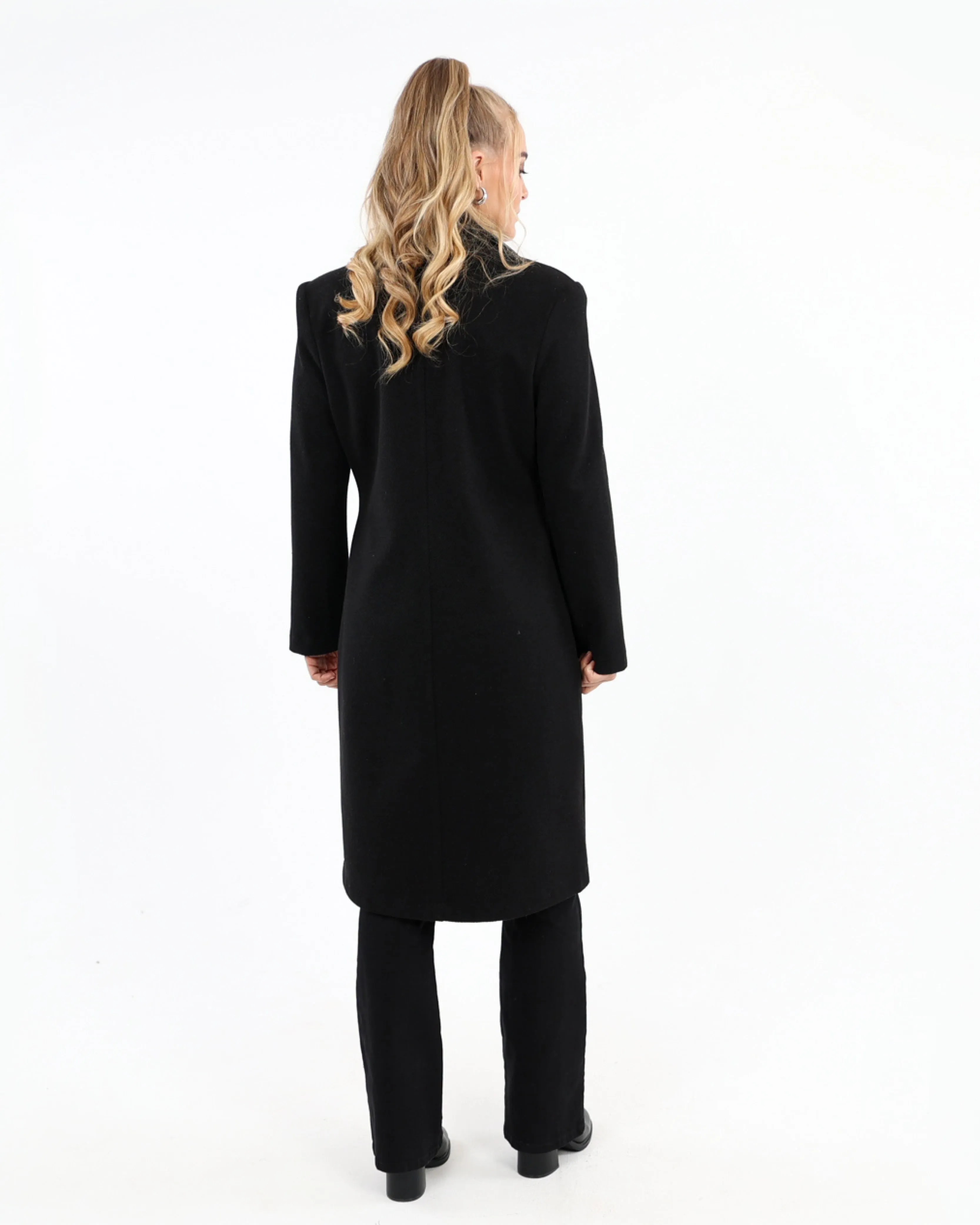 Twill Melton Coat