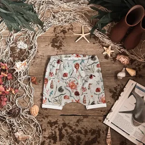 Under The Sea Harem Shorts