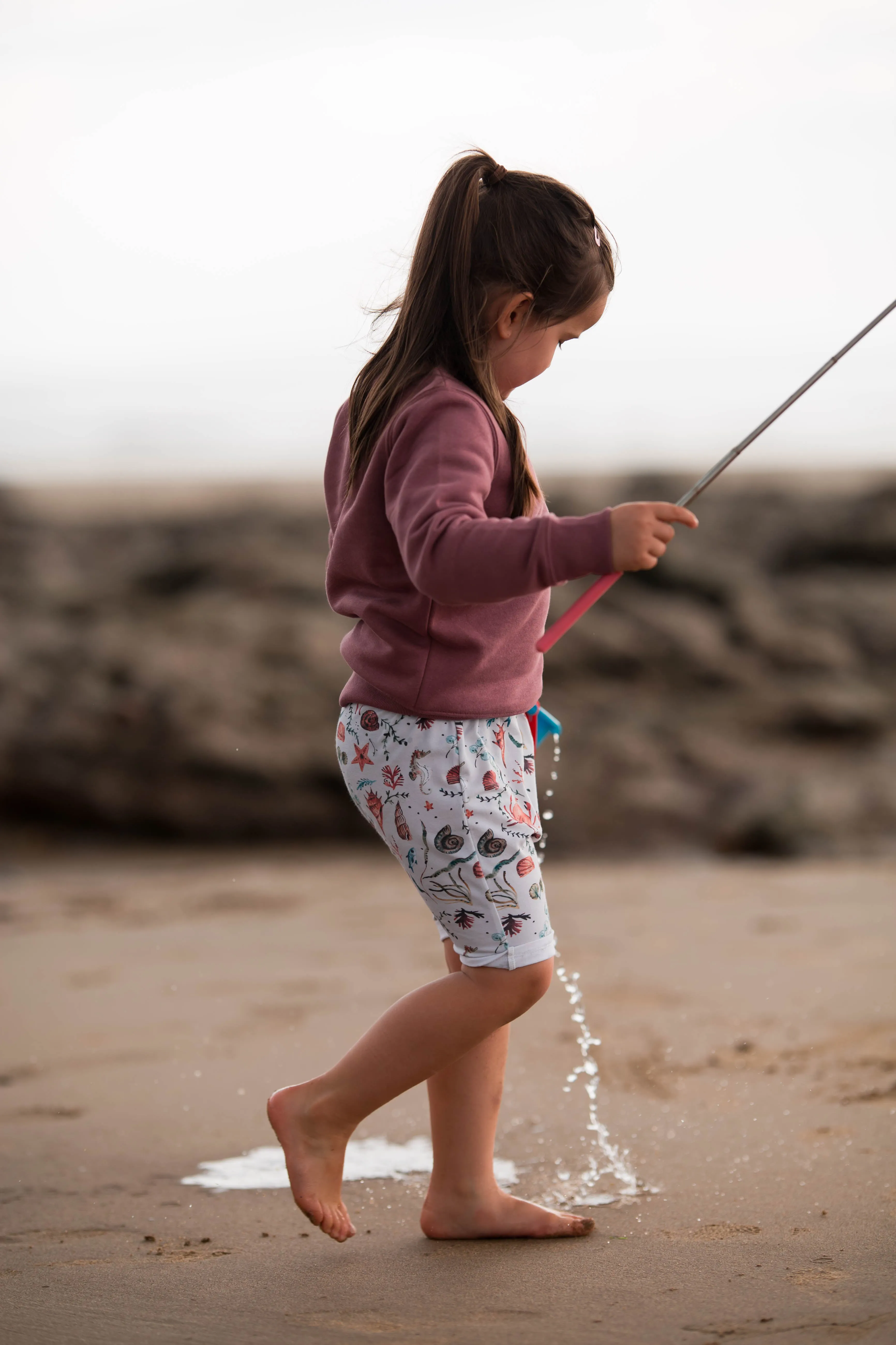 Under The Sea Harem Shorts