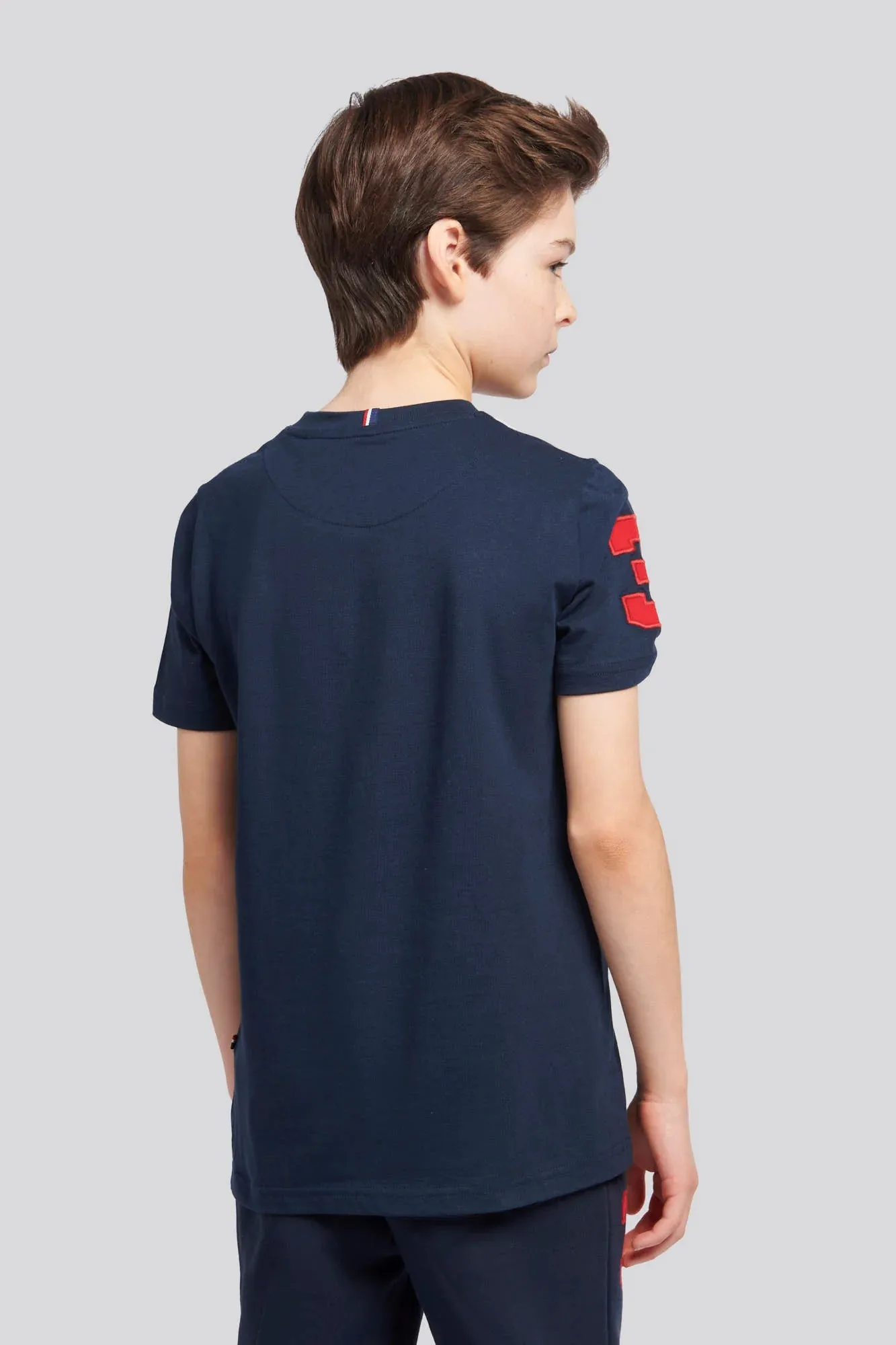 U.S. POLO ASSN.  - T-SHIRT PLAYER 3 T-SHIRT  NAVY / RED