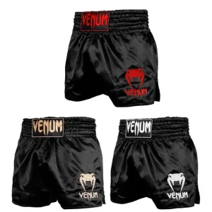 Venum Classic Muay Thai Shorts - Black