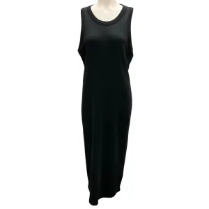 Veronica Beard Black Sleeveless Tank Midi Dress