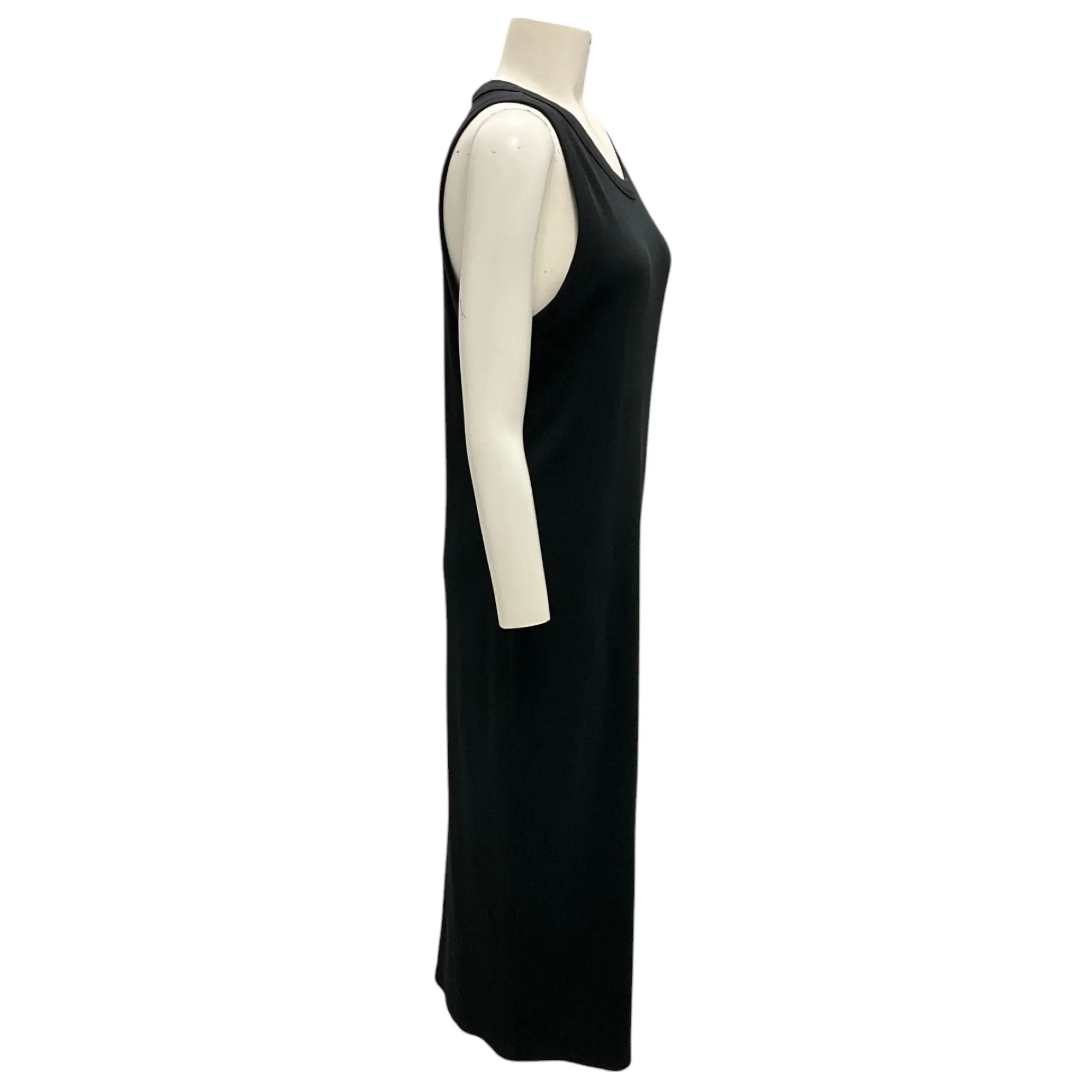 Veronica Beard Black Sleeveless Tank Midi Dress