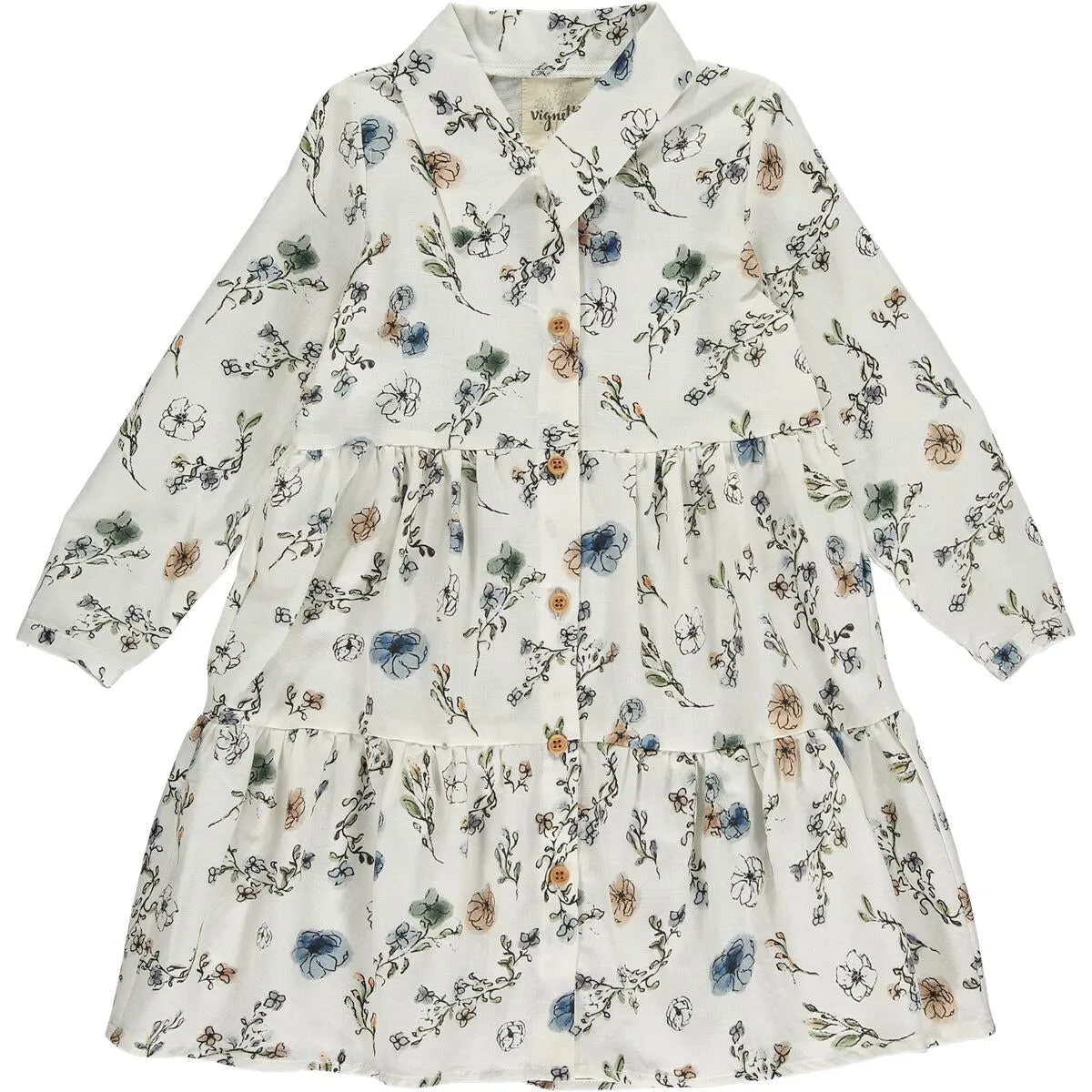 Vignette Cream & Cool Ditsy Floral Judy Dress