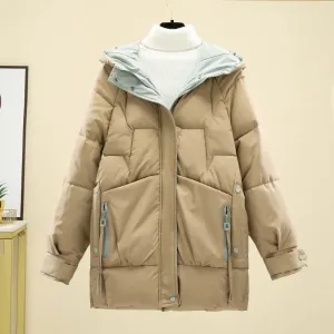 Warm jacket with hood - Laurena