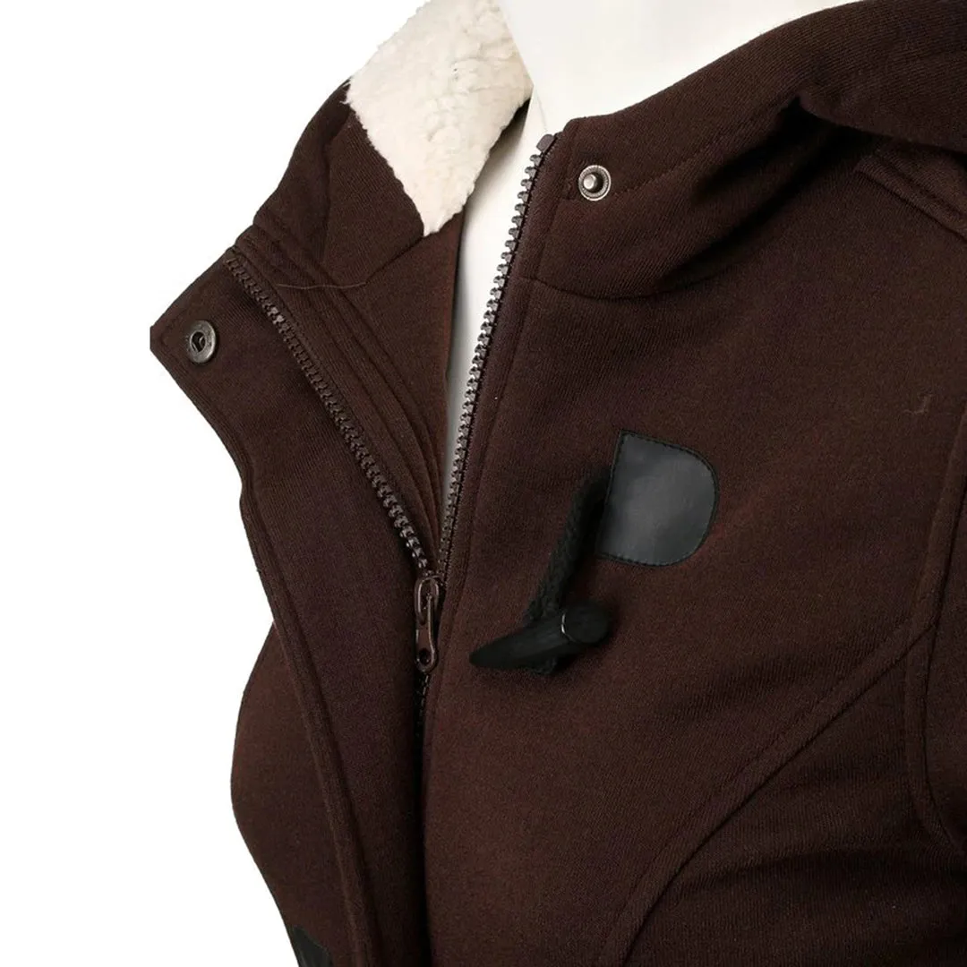 Warm winter jacket with hood - Comfortable and versatile