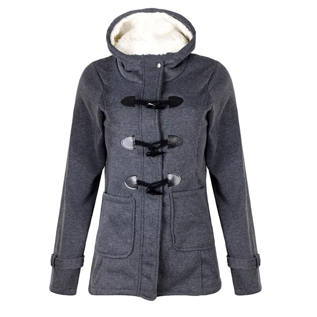 Warm winter jacket with hood - Comfortable and versatile