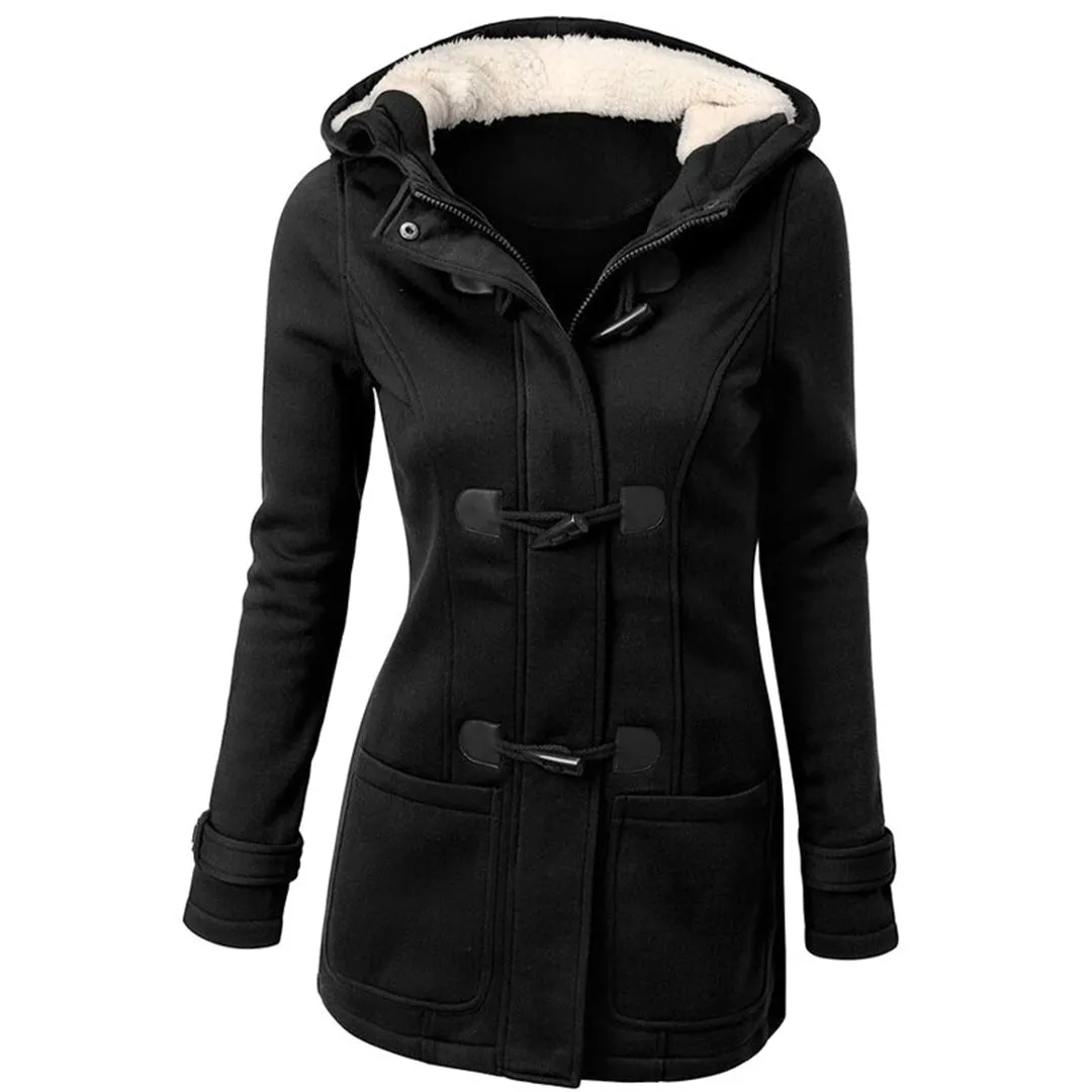 Warm winter jacket with hood - Comfortable and versatile