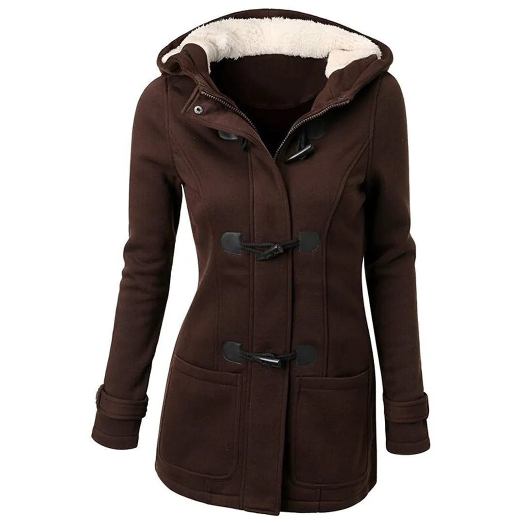 Warm winter jacket with hood - Comfortable and versatile