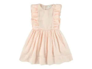 WAVERLY PUMA DRESS WITH RUFFLES - BLUSH
