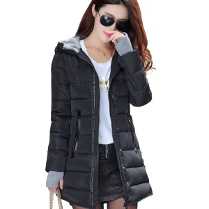 women winter hooded warm coat