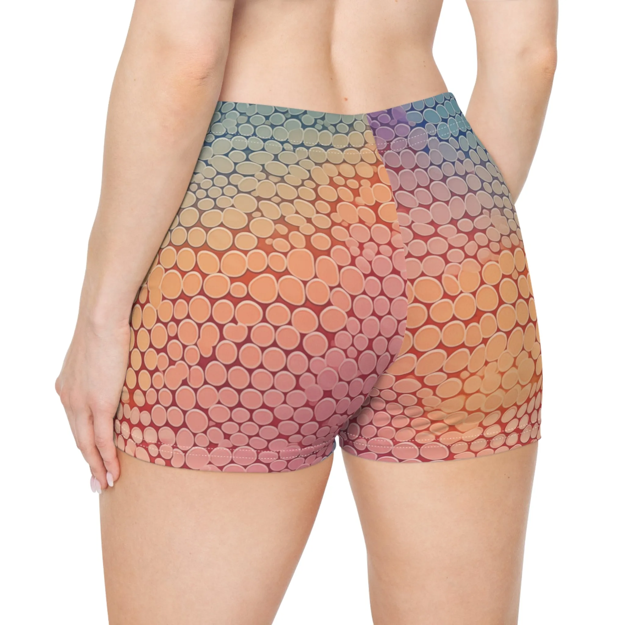 Workout Shorts - Tove Florence Pin Dot