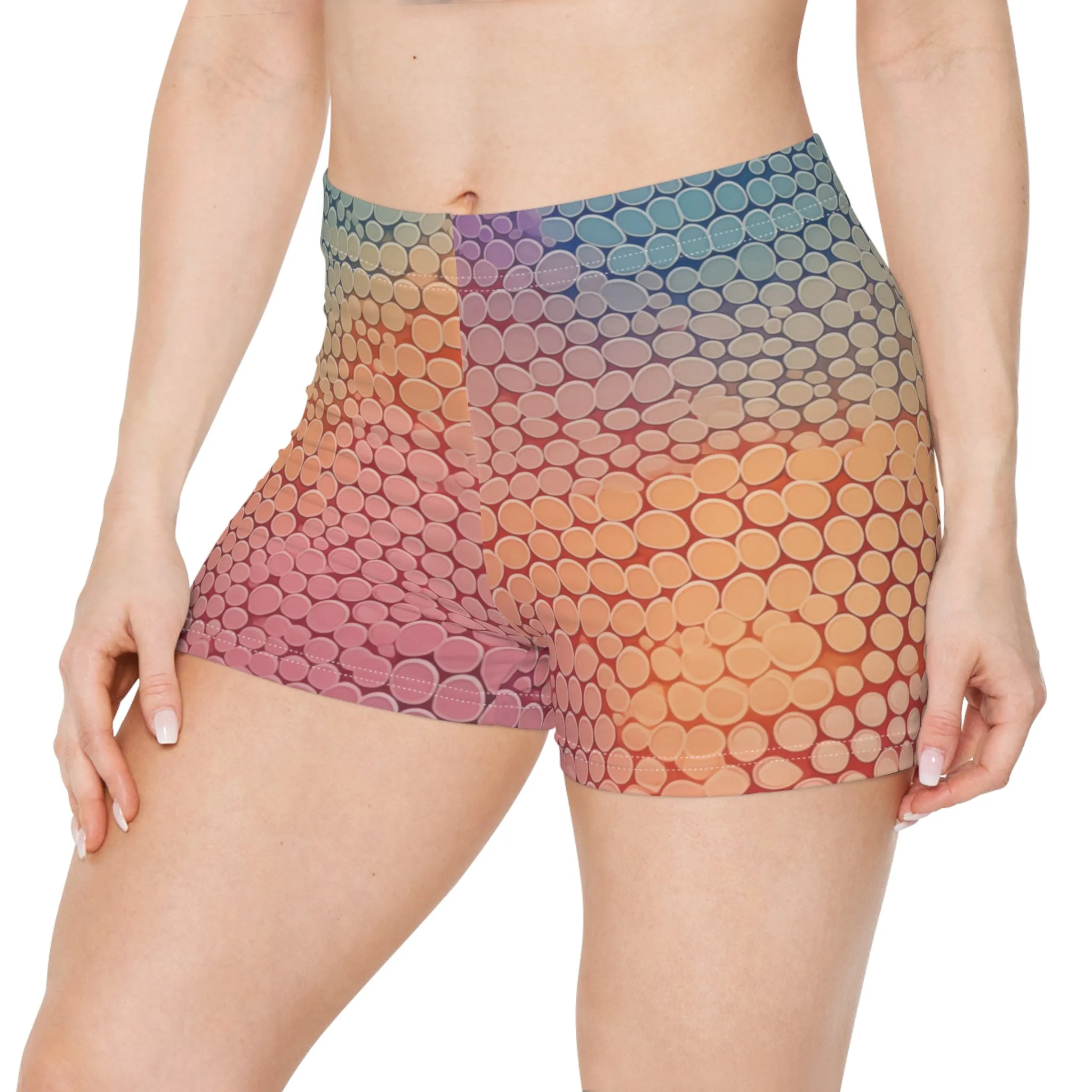 Workout Shorts - Tove Florence Pin Dot