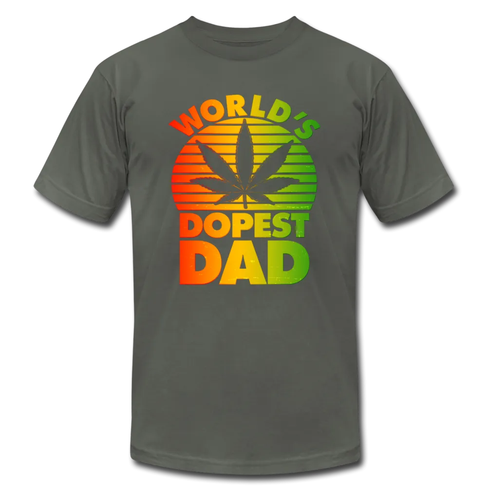 World's Dopest Dad Father's Day Adult Premium T-shirt