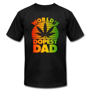 World's Dopest Dad Father's Day Adult Premium T-shirt