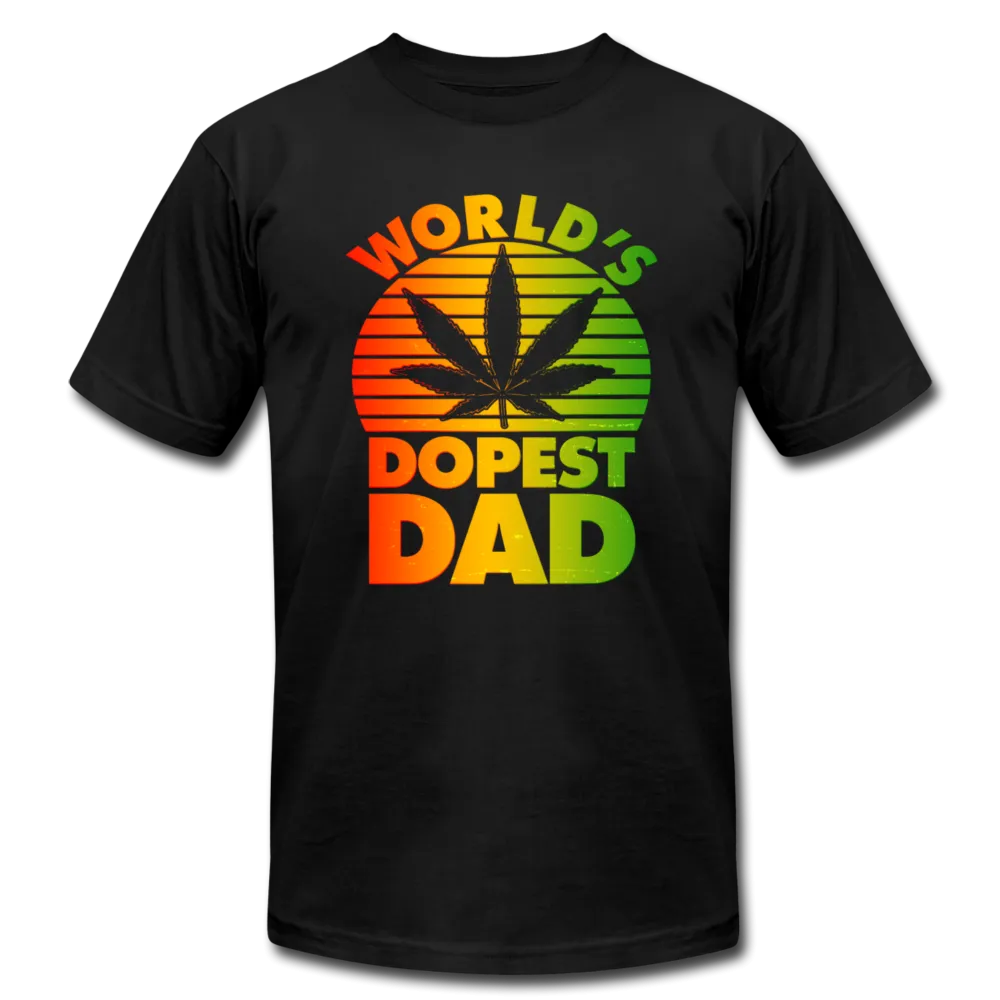 World's Dopest Dad Father's Day Adult Premium T-shirt
