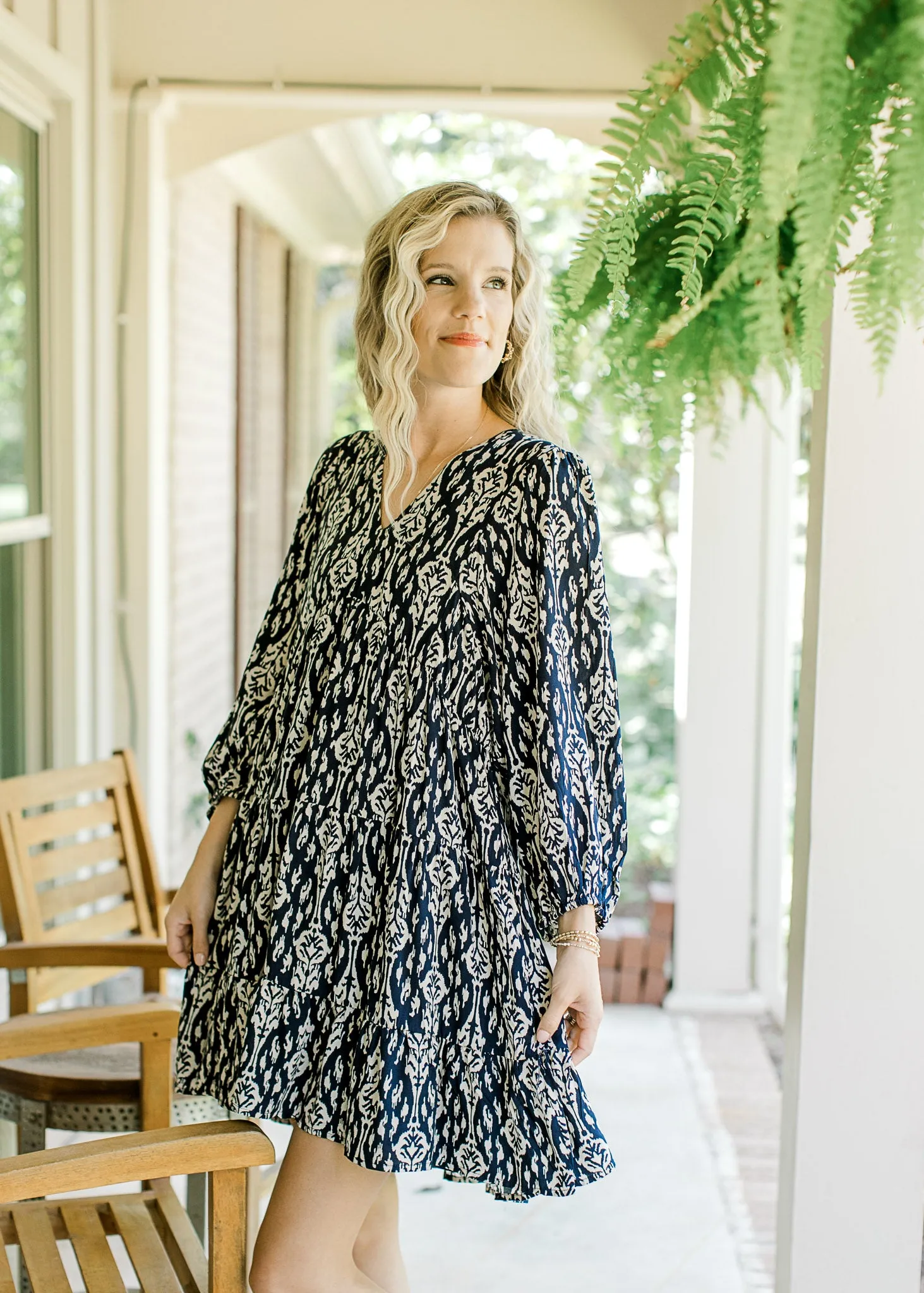 XZ Navy Shell Dress