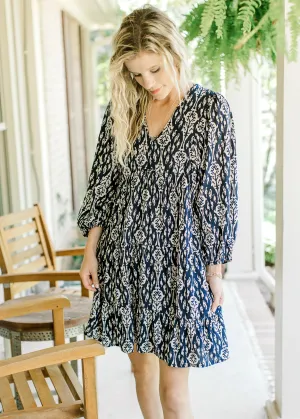 XZ Navy Shell Dress