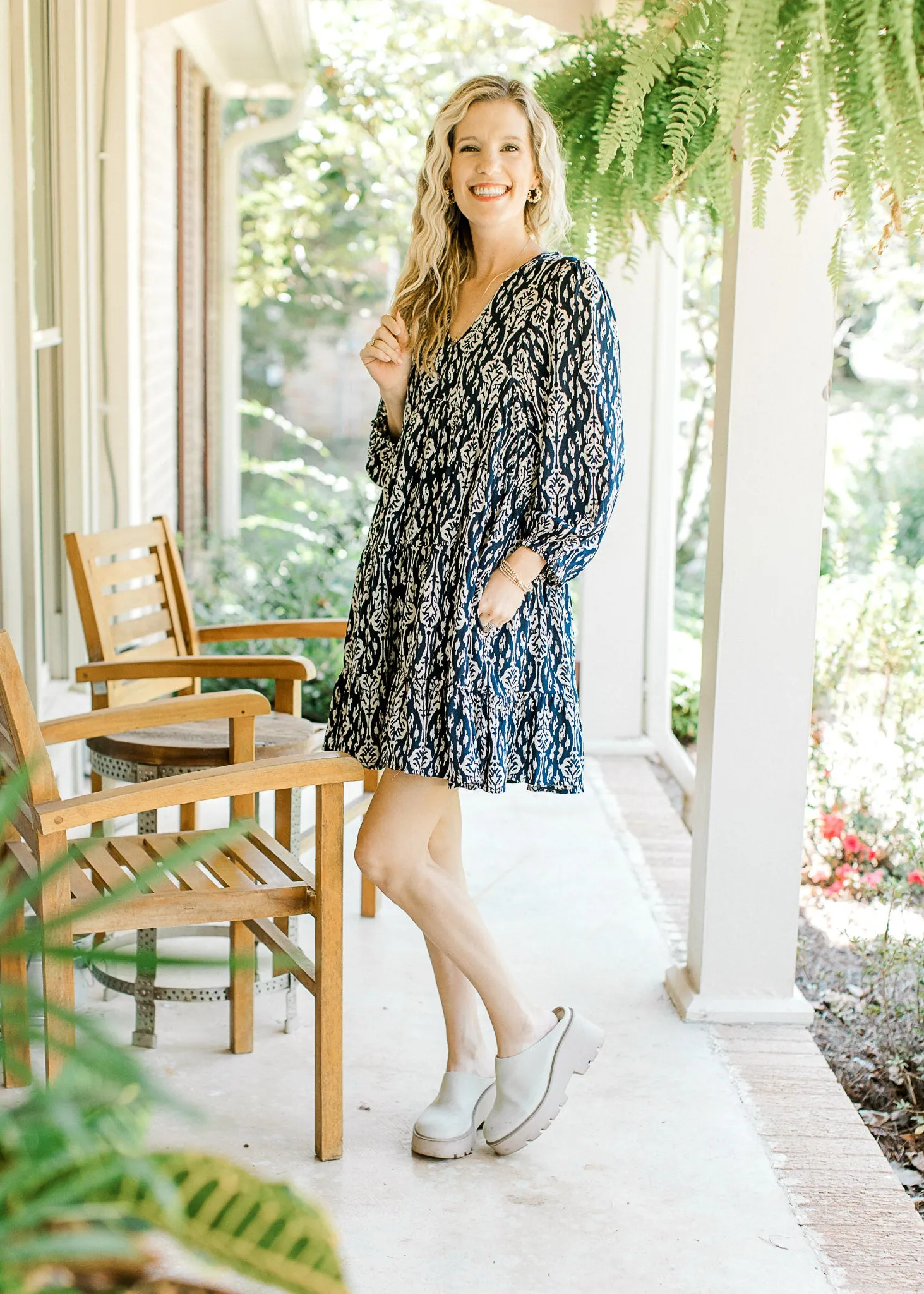 XZ Navy Shell Dress