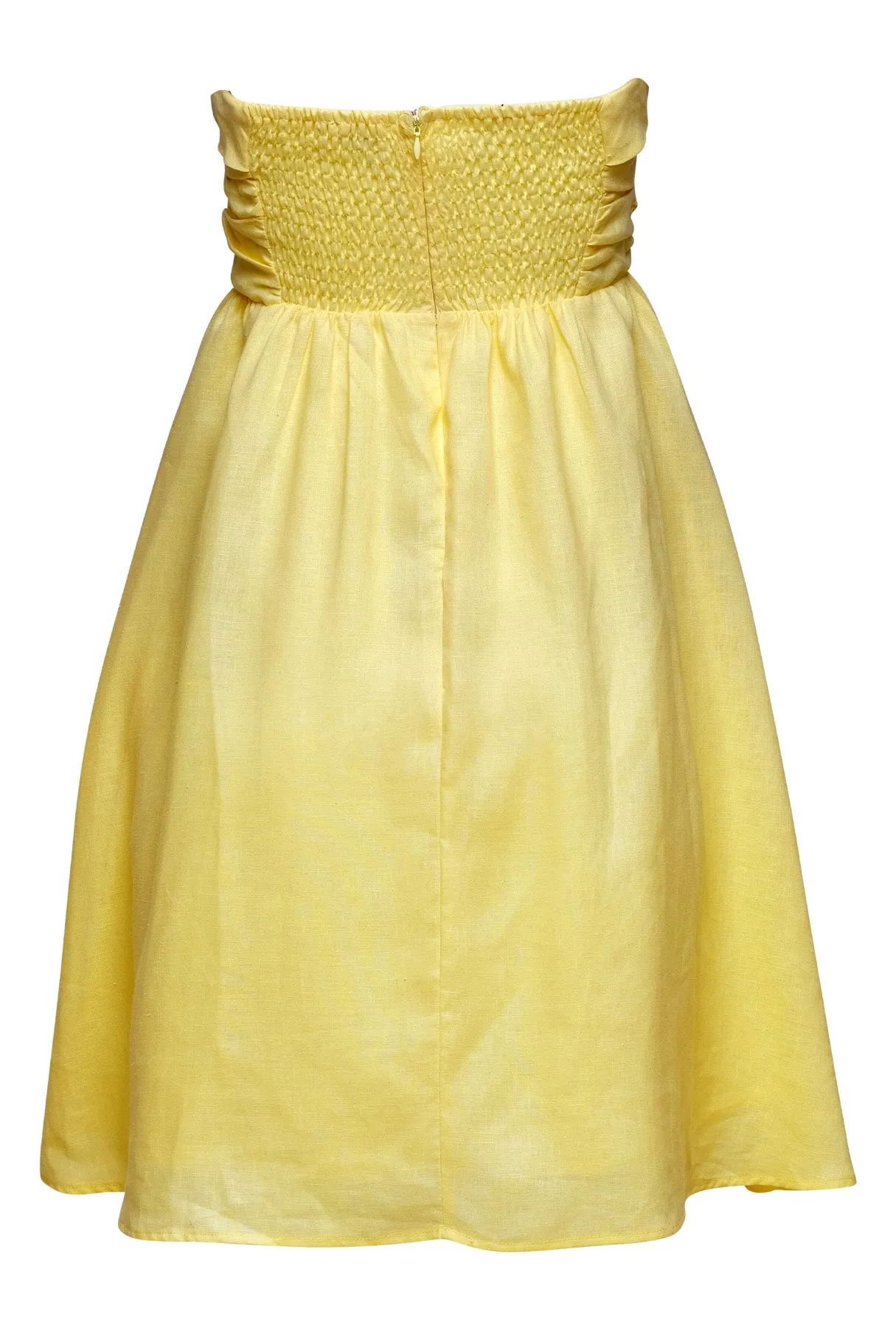 You Compleat Me Mini Dress - Lemon Slice