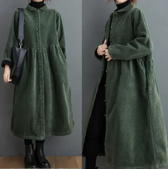 Zoëla - warm and long coat for autumn and winter